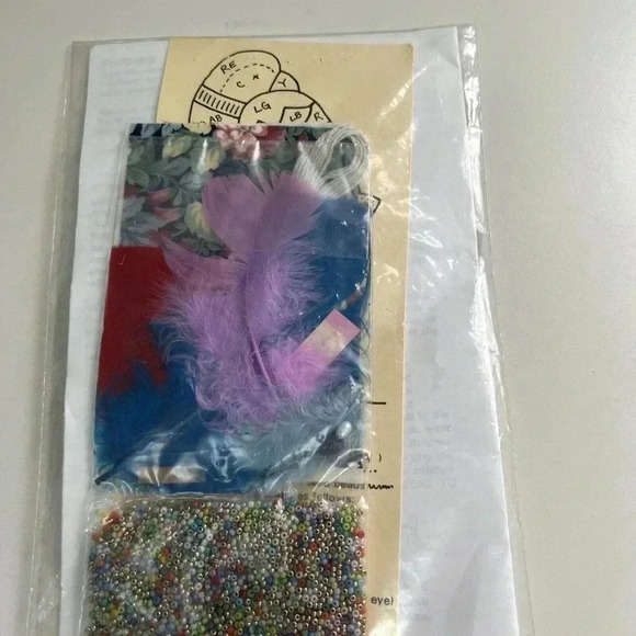 ANN BENSON NEW SEALED PARROT PIN KIT B018, BEADS CRYSTALS TURQUIOSE AMETHYST - Picture 11 of 12
